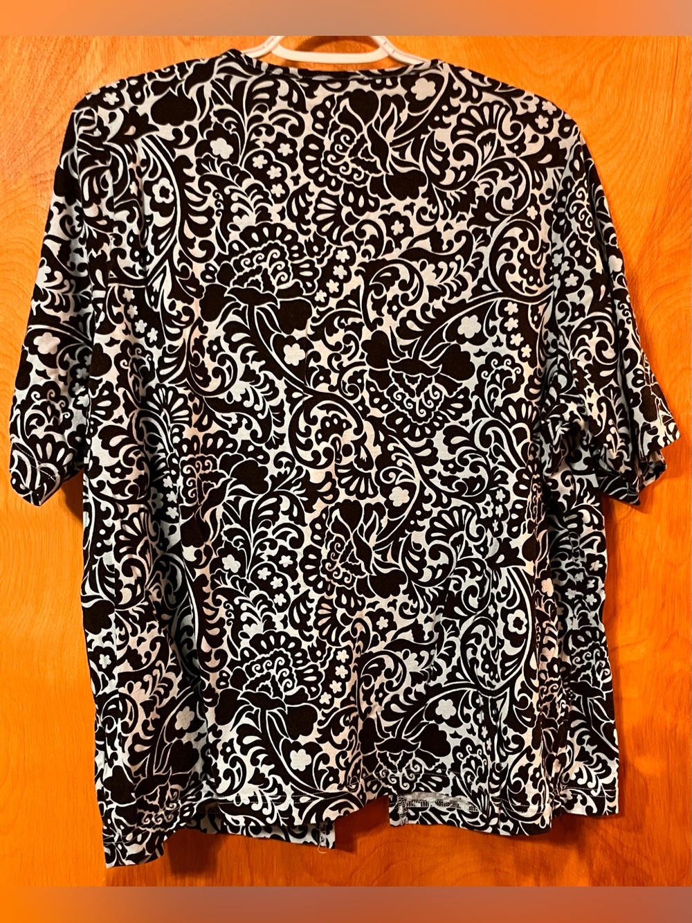 Croft & Barrow Teal and White Short Sleeve Cardigan Size 2X - Picture 8 of 8